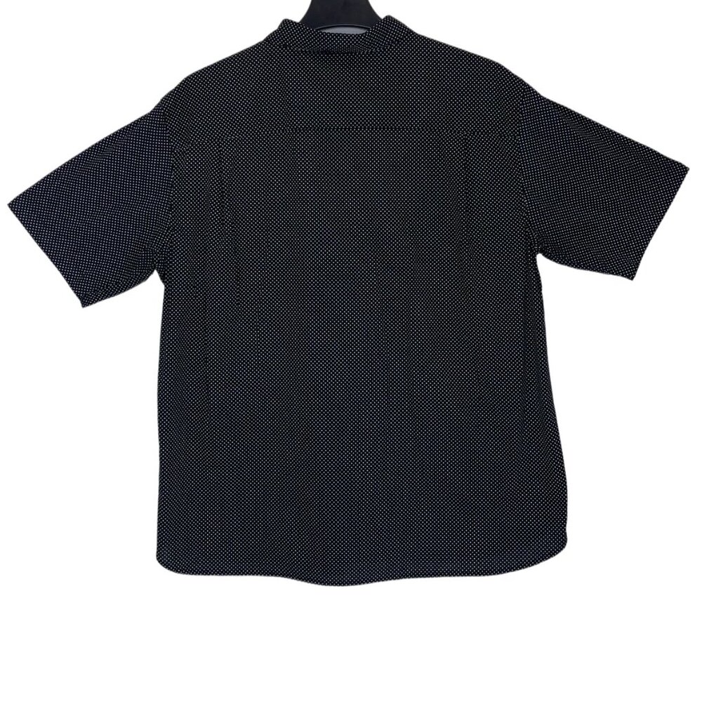 Men Black | White Polka Dot Shirt XL - Picture 4 of 5